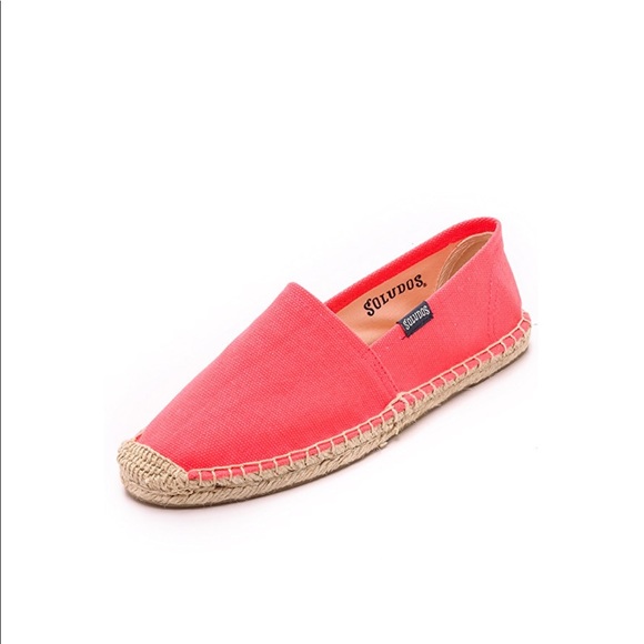 J. Crew Shoes - ✨ Soludos for J. Crew Pink Dali Neon Espadrilles ✨